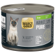 Karma Select Gold Adult Pure Duck Grain-Free Cat Food Pâté 200g z wizerunkiem kota syjamskiego na etykiecie.
