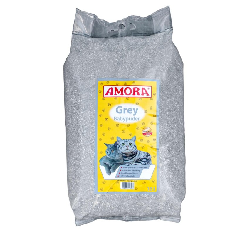 Amora Katzenstreu Grey Compact 14kg