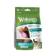 Bag of Whimzees Wellness Daily Dental Treats for puppies, M/L 14 treats, 2 week supply, image of golden retriever puppy