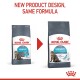Image shows two bags of Royal Canin Urinary cat food, highlighting a new design with text "NEW PRODUCT DESIGN, SAME FORMULA."