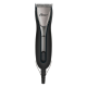 Oster A6 Tierpflege-Schermaschine mit schwarzem und silbernem Gehäuse, Metallklinge und Ein-/Ausschalter vorne.
