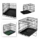 Hundetransportkäfig Tiertransportbox Hundebox Größe (S) 45x31x36 cm S