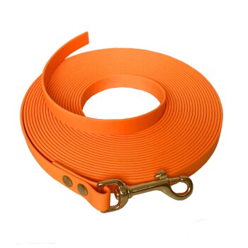 ab 35 kg Biothane Schleppleine honigmelone 12 m