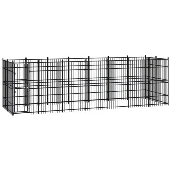 Hundezwinger Box Stahl 6,72 m, 1,92 m, 2 m