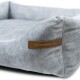 SoftColor luxury dog bed in grau color grau M