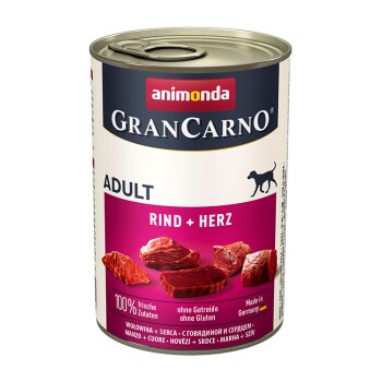 GranCarno Original Adult Rind & Herz 6x400 g
