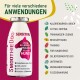 Flasche SmoothieDog Sensitivo hypoallergenes Hundesnack mit Anwendungsgebieten: kalorienarmer Snack, Training, Medikation und mehr.