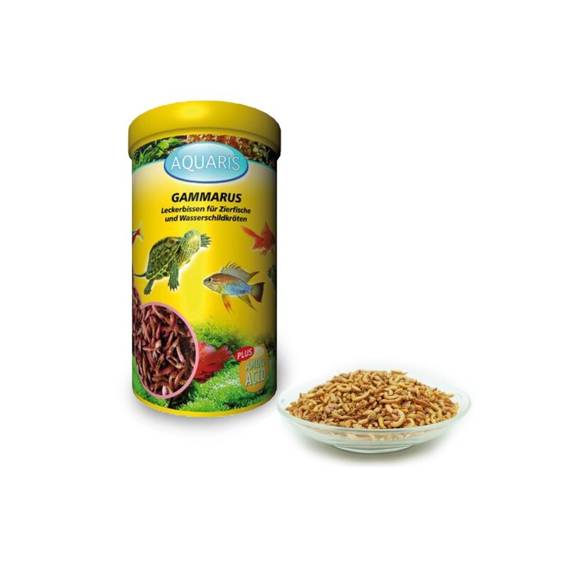 AQUARIS Aquarium Fischfutter - Gammarus - 120g / 1 L