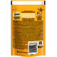 Dreamies Shake Ups Multivitamin-Katzenleckerlis, 55g-Packung mit leuchtend orangefarbenem Design und Katzenbildern, Zutaten in mehreren Sprachen.