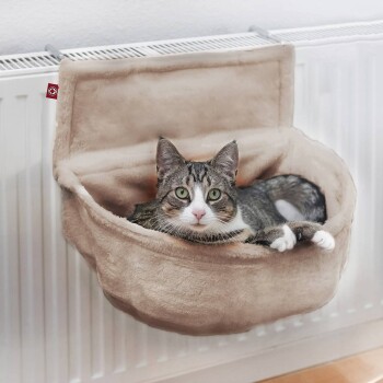 Canadian Cat Company Kuschelsack für Heizkörper braun