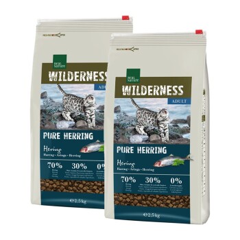 WILDERNESS Pure Herring Adult 2x2,5 kg