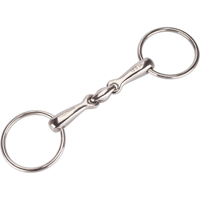 Equinate Wassertrense Edelstahl 16mm doppelt gebrochen 1,6 cm 15,5 cm