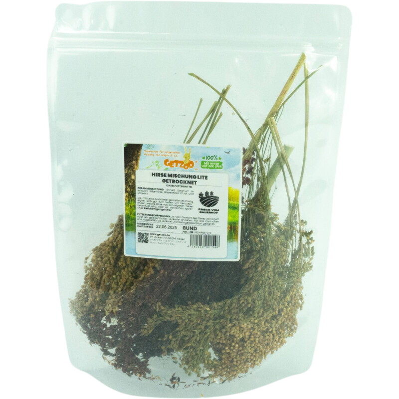 Getzoo Hirse Lite Mischung - getrocknet (Bund)