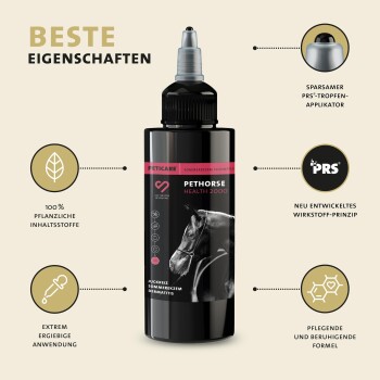 Spezial-Mittel für Pferde bei Sommerekzem Dermatitis Ekzem 250 ml