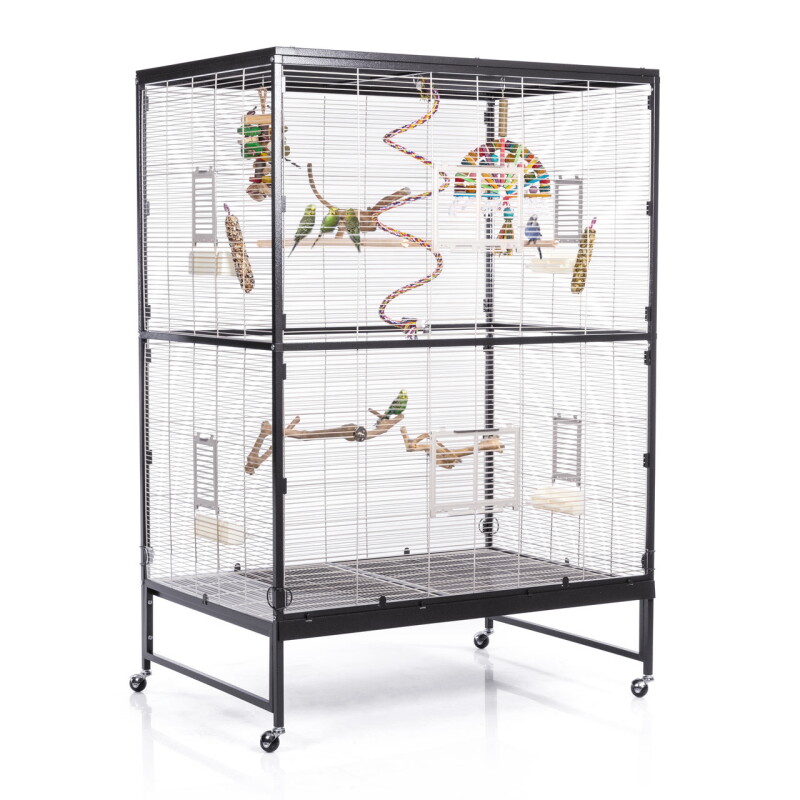 Montana Cages Voliere Casa 120 hellgrau/ dunkelgrau