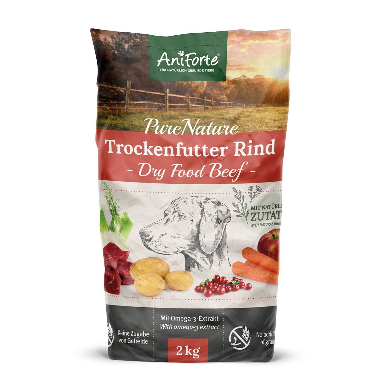 AniForte Trockenfutter Rind 2 kg | FRESSNAPF