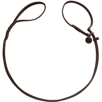 Retriever-Leine Solid Education dunkelbraun M-L