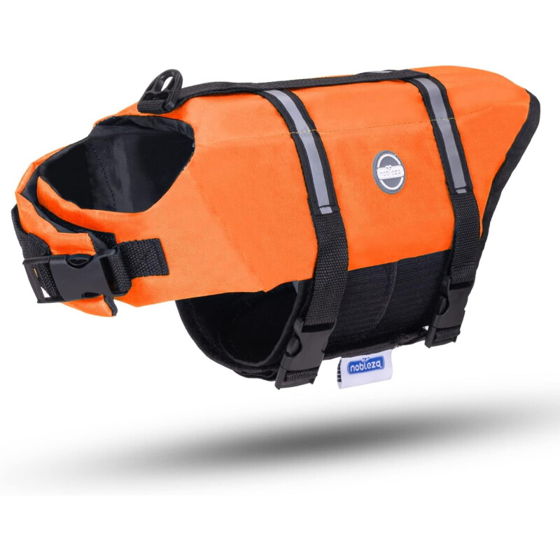 Nobleza - Hunde Schwimmweste Orange M