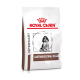 Royal Canin Veterinary Gastrointestinal Welpenfutterbeutel mit einem schwarz-weißen Bild eines Welpen und einem roten Kronenlogo.