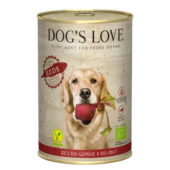 Nassfutter Hund, Adult, Reds Bio, Obst und Gemüse 6x400 g