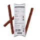 Verpackung für Hundesnacks mit drei Fleischstangen, mit Nährwertangaben und Zutaten auf Deutsch, die einen Fleischgehalt von 97% angeben.