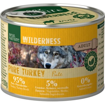 REAL NATURE WILDERNESS Adult 6x200g Pure Turkey Pute