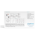 Vorderseite der getTested-Box des caninen Ehrlichia-Antikörper-Schnelltests, Anleitungsdiagramme, 10‑Minuten-Timer und Inhaltsangabe