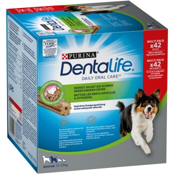 DentaLife PURINA Hunde-Zahnpflege-Snacks Multipack Medium, 42x