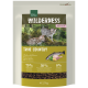 Sac de nourriture pour chatons Real Nature Wilderness « True Country » montrant deux chatons, images de poulet et de saumon, 70%/30%/0% et 2,5 kg.