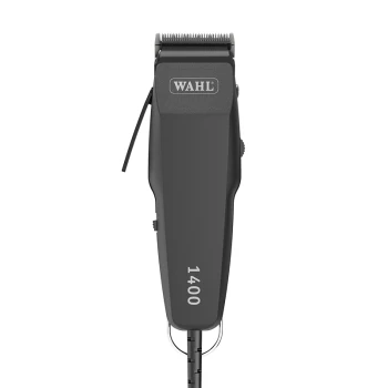 Wahl 1400 Haustierpflege-Schneider, mit einem eleganten schwarzen Design und einer Präzisionsschneideklinge, von vorne betrachtet.