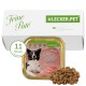 Lecker.Pet Luna's Feine Paté Reich an Pute Hundefutter Nassfutter Vollnahrung 11x150 g