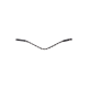 Schwarzes Haustierhalsband, verziert mit funkelnden Strasssteinen, mit einem eleganten Design und einem kleinen Logoanhänger.