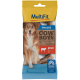 Emballage de friandises pour chiens MultiFit Cow Boys mettant en vedette un chien, avec un texte indiquant "Sans sucres ajoutés" et "Boeuf." Contient 8 pièces.