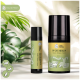 Yuki cares Nasenbutter 30 ml Haustiernasebalsam in einem schwarzen Glas mit einem rosa Etikett, das Zutaten und Produktnamen zeigt.