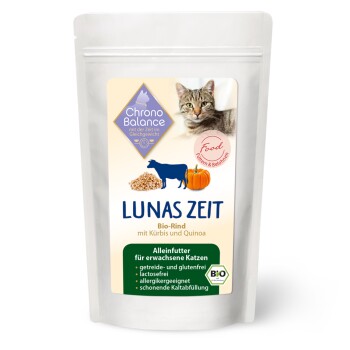 ChronoBalance Nassfutter für Katzen mit Bio Zutaten Bio Rind 0,6 kg