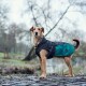 Hundemantel Uppsala Allrounder anthrazit / petrol 50 cm