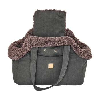 Pet & Co Hundetasche Lucky Canvas graphit