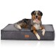 Hundekissen Lesedi aus Cord mit Handwebcharakter grau XL