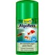 Grüne Tetra AlgoRem-Flasche für Teiche, mit Goldfisch-Illustrationen und Text: "24h Soforthilfe gegen grünes Wasser" und "Bekämpft Schwebealgen."