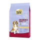 Torba z jedzeniem dla psów Select Gold Medium Adult Light z beagle'em na przodzie, z tekstem wskazującym, że jest odpowiednia dla psów ważących 11-25 kg.