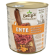 Dosenfutter für Hunde "Betty's Landhausküche" mit Ente, Amaranth, Kürbis und Cranberries, 600g, für erwachsene Hunde.