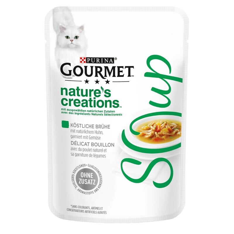 GOURMET Crystal Soup 32 x 40 g Kip en groente 32x40 g
