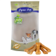 Lyra Hundefutter-Leckerlis-Packung mit einer Vielzahl von Hunden auf der Vorderseite, mit dem Etikett "Lyra Nature Power" und fünf Kaustangen vorne.