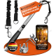 Hundefahrrad-Leinen-Set von Pfotenwunder mit Dehnleine, Montagematerial und App zum Radfahren mit Hund, deutsche Marke.