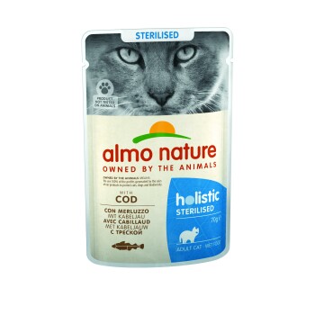 Almo nature Almo Holistic Sterilised 30x70g mit Kabeljau