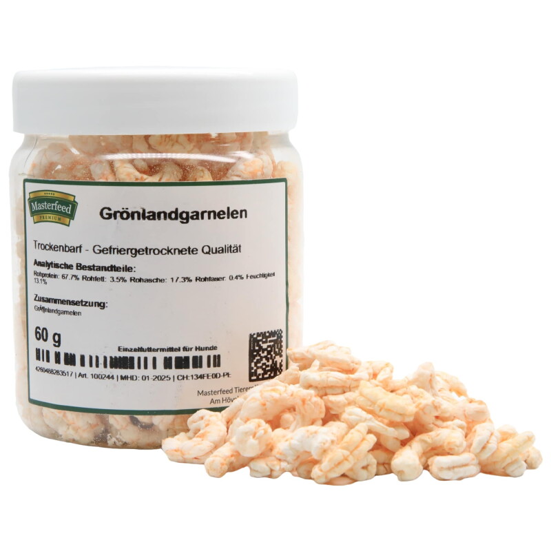 Masterfeed Trockenbarf Grönlandgarnelen 150 g