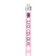 Juwel LED Colour Aquarium-Lichtrohr, pink mit hellen LED-Lampen, mit fettem Text "LED COLOUR" an der Seite.