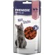 PREMIERE Mini Sticks friandises pour chat I love my cat au poulet et canard, texture douce, paquet de 50g avec image de chat gris.