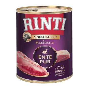 Rinti Singlefleisch 6x800g Ente pur exclusive