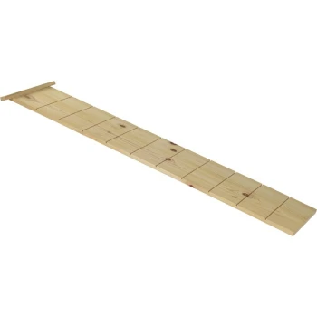 Holz-Haustierrampe mit mehreren Latten, entworfen für kleine Tiere, um leicht höhere Flächen zu erreichen.